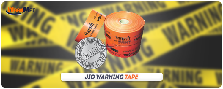Reliance Jio Warning Tape